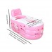 Bathtubs Freestanding Pink Large Folding Household Adult Inflatable  Electric Pump (Size : 150cm/59.1inch) - B07H7JRH5B